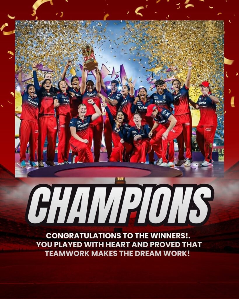 RCB Clinch Historic WPL 2026 Title